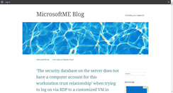 Desktop Screenshot of microsoftme.com